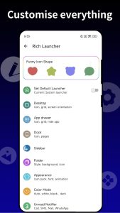Screenshot Rich Launcher for Android 16 Mod APK