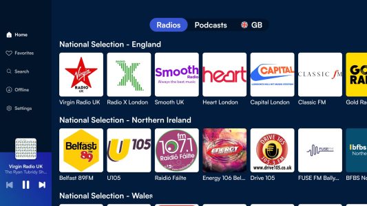 Screenshot Radioline: Radio & Podcasts Mod APK