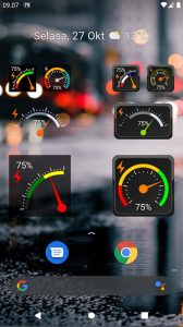 Screenshot Gauge Battery Widget Mod APK