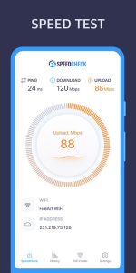 Screenshot Speedcheck – Internet Speed Test Mod APK
