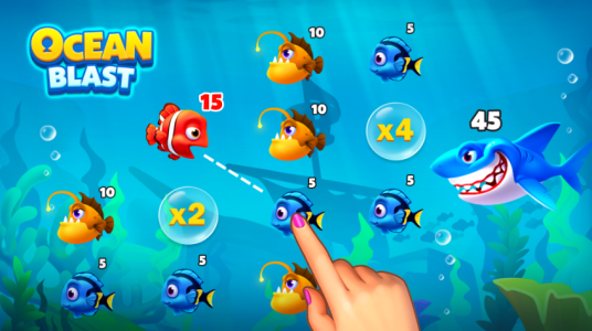 Screenshot Ocean Blast Mod APK