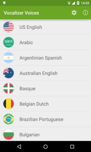 Screenshot Vocalizer TTS Voice (English) Mod APK