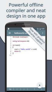 Screenshot Cxxdroid - C/C++ compiler IDE Mod APK