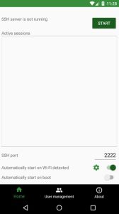 Screenshot SSH/SFTP Server – Terminal Mod APK
