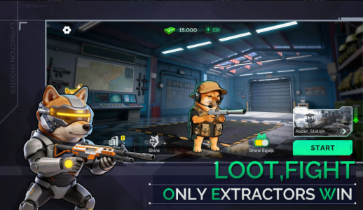 Screenshot Pixel Shooting: Dog Escape Mod APK