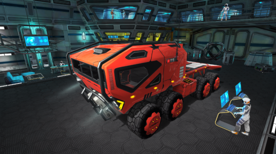 Screenshot Moon Trucks 2073 Mod APK