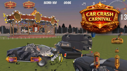 Screenshot Car Crash Carnival Mod APK