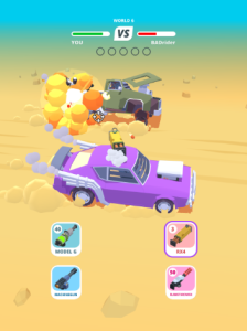 Screenshot Desert Riders - Car Battle Game Mod APK