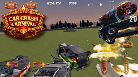 Screenshot Car Crash Carnival Mod APK