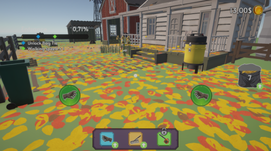 Screenshot Clean It Up Alone: Leaf Blower Mod APK