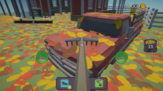 Screenshot Clean It Up Alone: Leaf Blower Mod APK