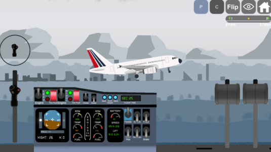 Screenshot Flight Build Sandbox Simulator Mod APK