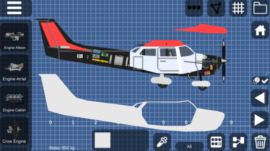 Screenshot Flight Build Sandbox Simulator Mod APK