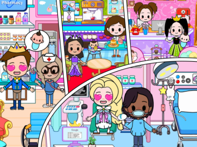 Screenshot Princess Town: Hospital Life Mod APK