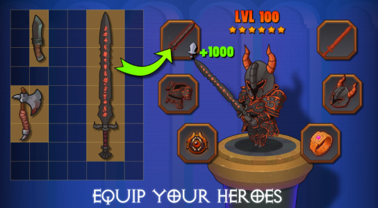 Screenshot Dungeon: Age of Heroes Mod APK