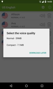 Screenshot Vocalizer TTS Voice (English) Mod APK