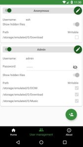 Screenshot SSH/SFTP Server – Terminal Mod APK