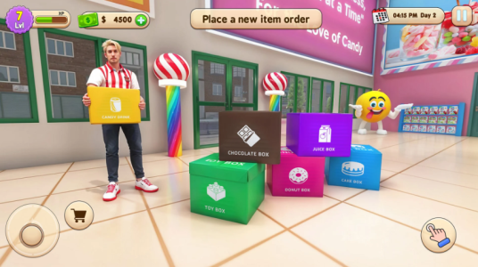 Screenshot Candy Shop Supermarket Games Mod APK