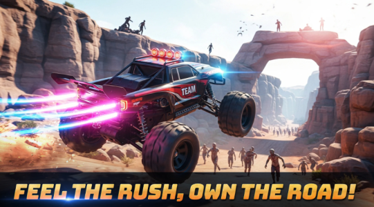 Screenshot Battle Racer : zombie island Mod APK