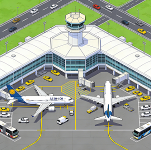 Idle Airport Empire Mod Apk v0.82.00 İndir (Free Shopping) En Yeni 2026