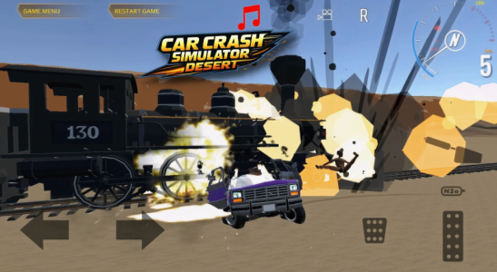 Screenshot Car Crash Simulator Desert Mod APK