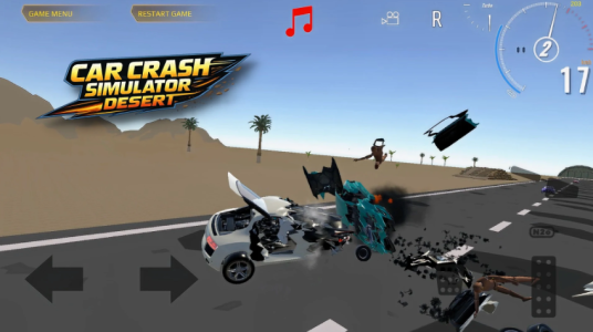 Screenshot Car Crash Simulator Desert Mod APK
