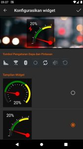 Screenshot Gauge Battery Widget Mod APK