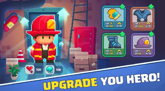 Screenshot Firefighter: pixel shooter Mod APK