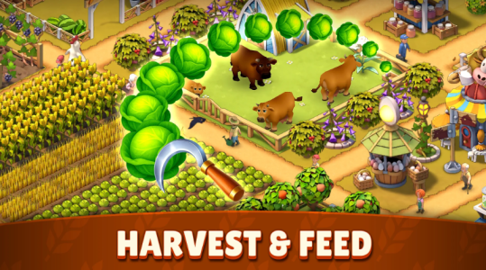 Screenshot Animal Farm Life: Town Farming Mod APK