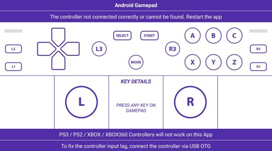 Screenshot Gamepad Tester Mod APK