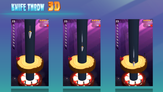 Screenshot Knife Throw 3D Mod APK