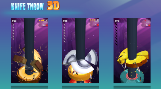 Screenshot Knife Throw 3D Mod APK