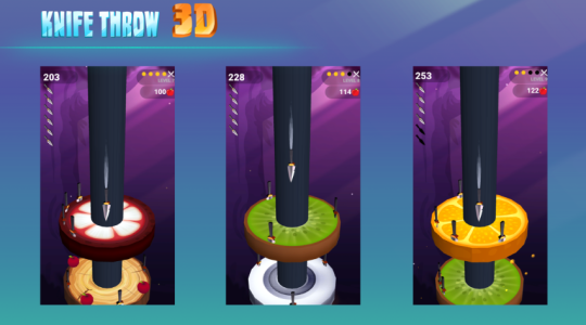 Screenshot Knife Throw 3D Mod APK