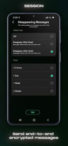 Screenshot Session – Private Messenger Mod APK