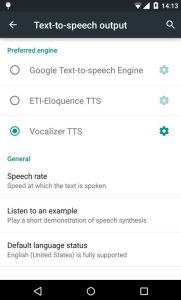 Screenshot Vocalizer TTS Voice (English) Mod APK