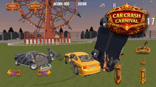 Screenshot Car Crash Carnival Mod APK