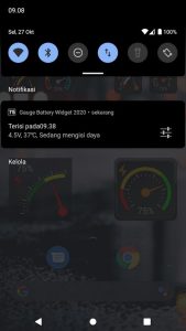 Screenshot Gauge Battery Widget Mod APK