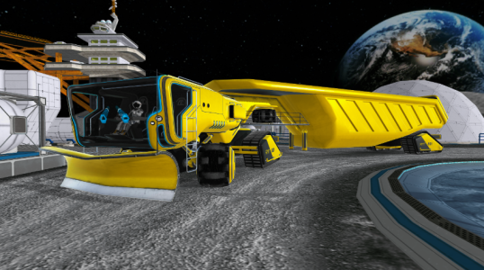 Screenshot Moon Trucks 2073 Mod APK