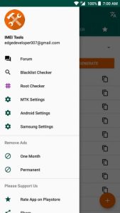 Screenshot IMEI Tools Mod APK