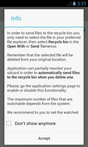 Screenshot Recycle Bin Mod APK