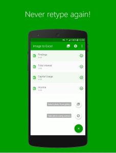 Screenshot Image to Excel – Document Scanner with OCR Mod APK