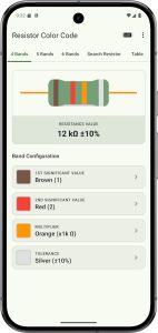 Screenshot Resistor & SMD Code Calculator Mod APK