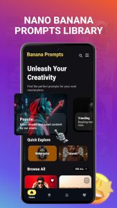 Screenshot Nano Banana AI Image Prompt Mod APK