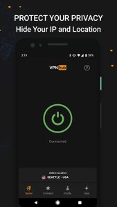 Screenshot VPNhub: Unlimited & Secure Mod APK