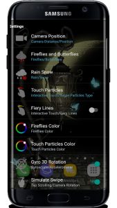 Screenshot Fireflies 3D Live Wallpaper Mod APK
