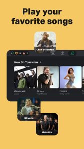 Screenshot Yousician: Learn Guitar & Bass Mod APK