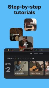 Screenshot Yousician: Learn Guitar & Bass Mod APK