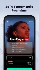 Screenshot FaceMagic: AI Videos & Photos Mod APK