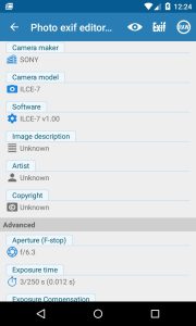 Screenshot Photo Exif Editor Pro Mod APK