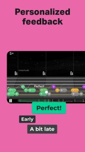 Screenshot Yousician: Learn Guitar & Bass Mod APK